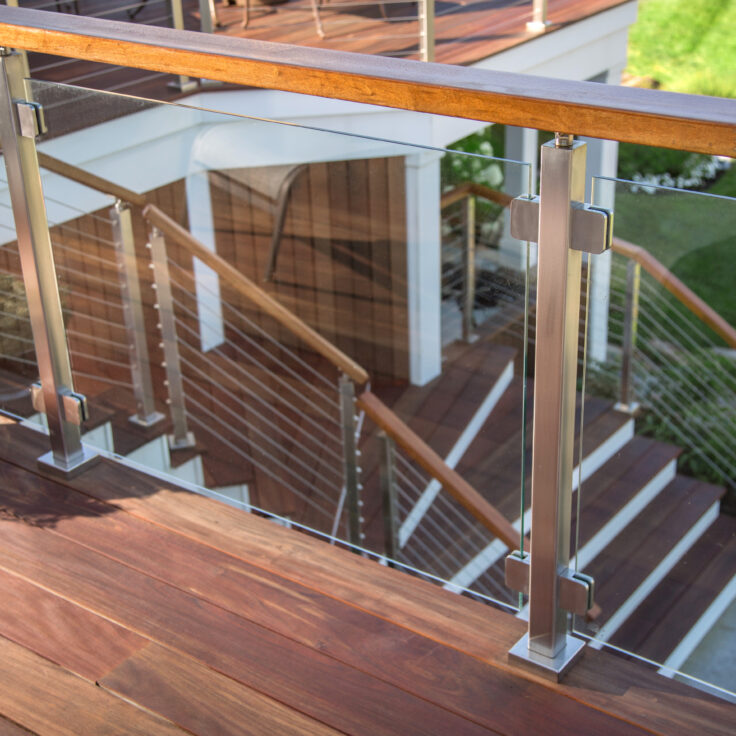 Lakeview Home Glass Deck Rails