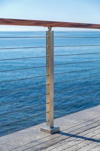 stainless steel cable railing post