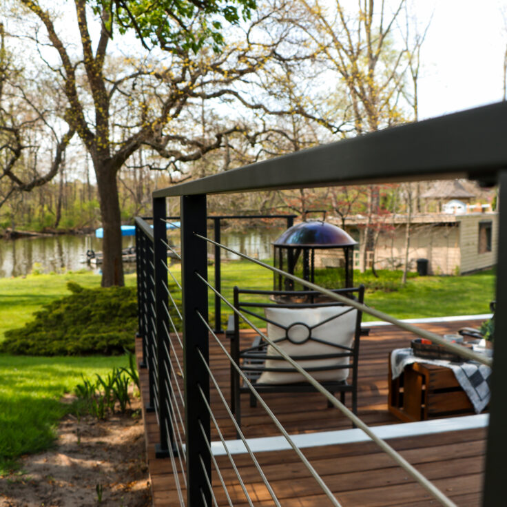 Express Cable Railing Deck Renovation