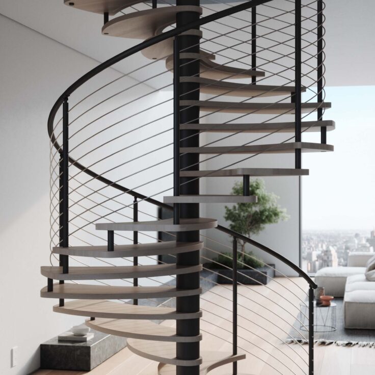 FLIGHT Spiral in a Bright, Modern Space